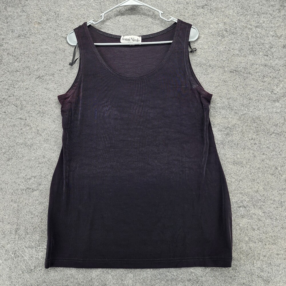 Ronni Nicole Shirt Womens 16 Sleeveless Black